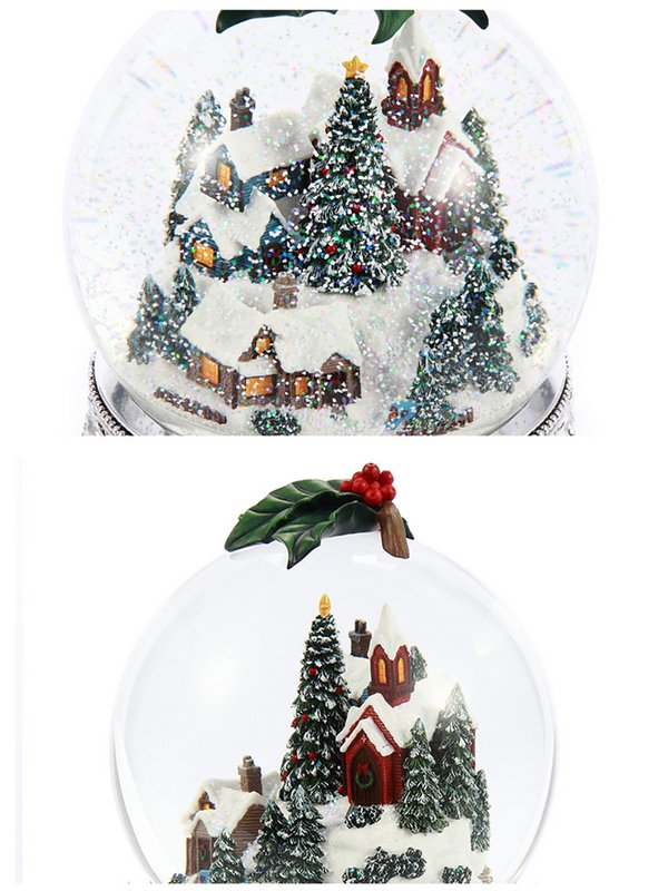 Magnifica palla di neve musicale “Christmas Story”, con illuminazioni, Tempesta di neve automatica