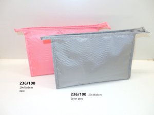 Toilettenbag Rosa oder Silber 29x19x8cm