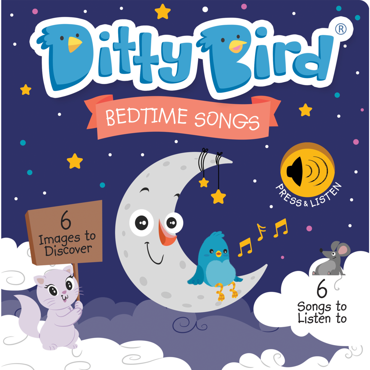 Ditty Bird Baby Sound Book: Canciones para dormir