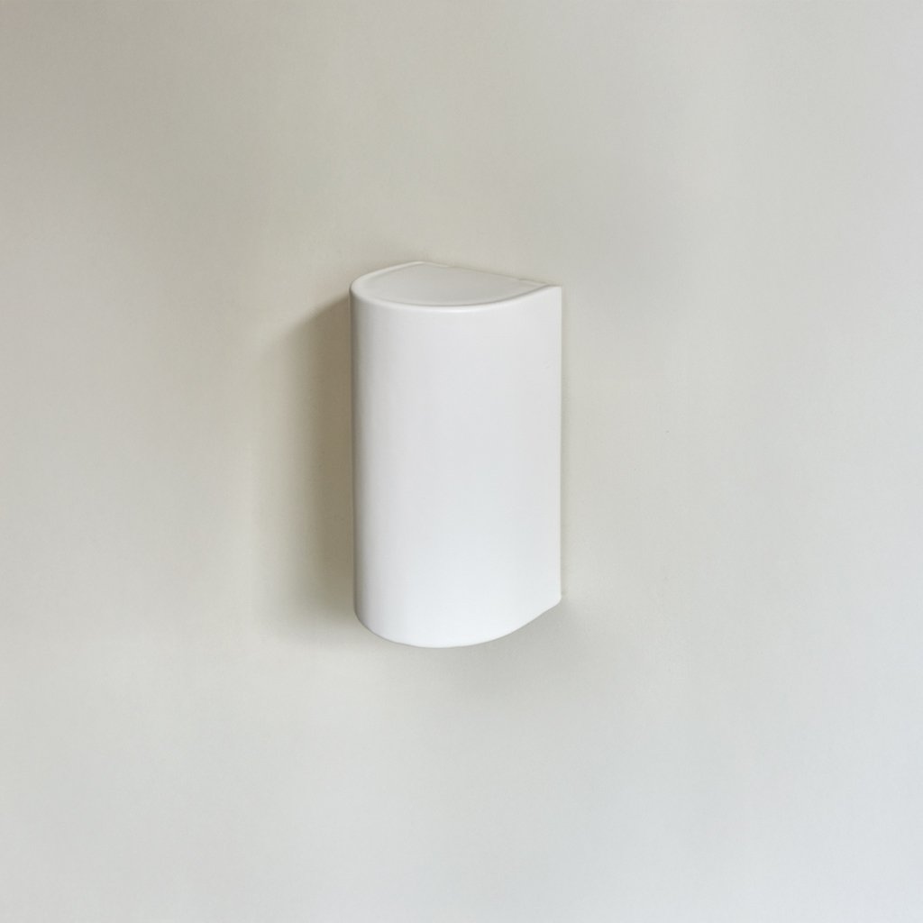 Keramische wandlamp - pure witte / omlaag verlichting