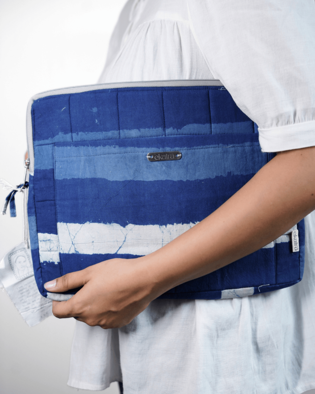 Laptoptaske | Dyed Sleeve Polstret Print Størrelser | Bomuld