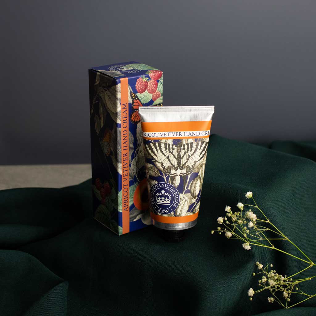 KEW RBG Hand Cream 75ml - Apricot & Vetiver