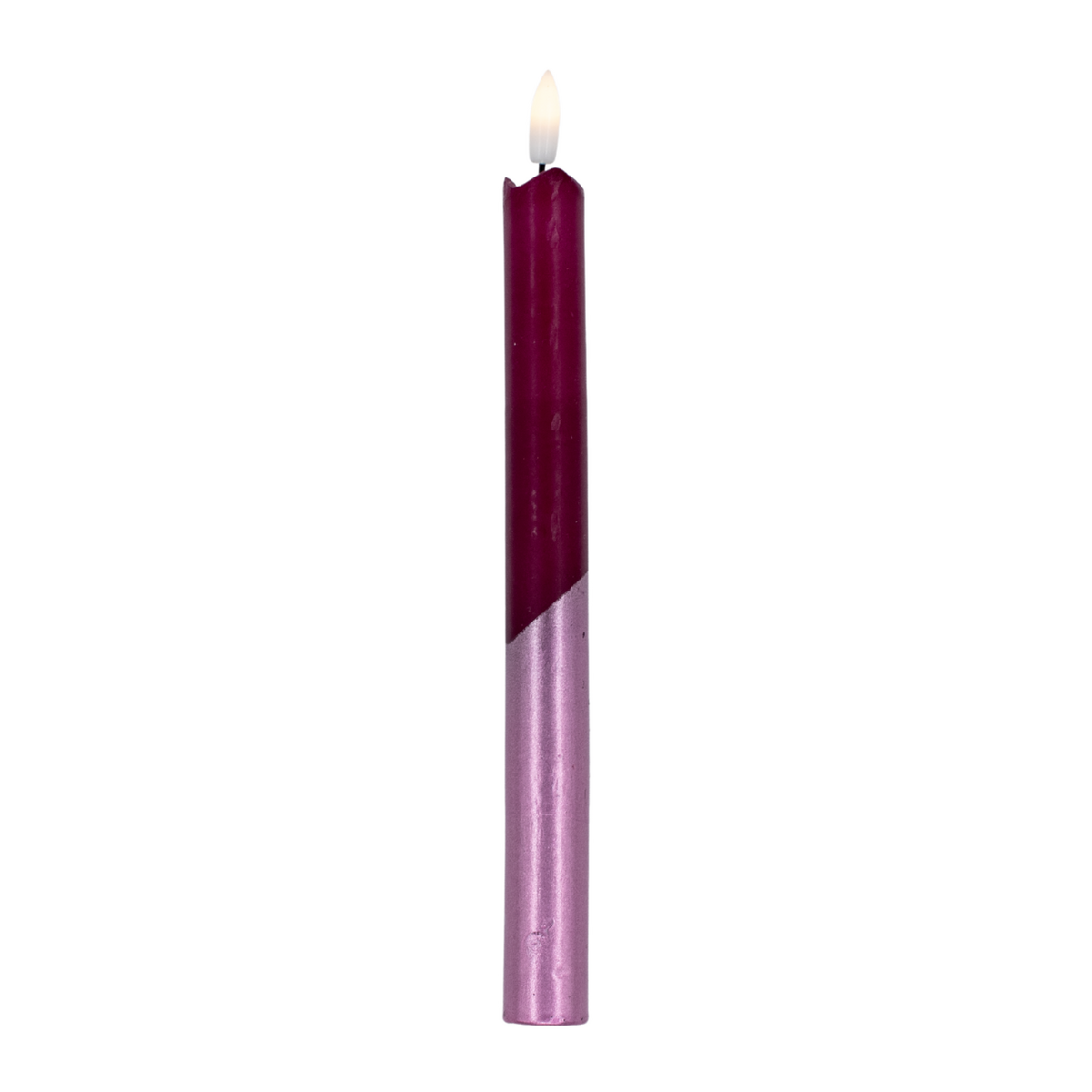 Noorderlichtjes Led kaars Velvet Berry