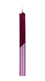 Noorderlichtjes Led kaars Velvet Berry