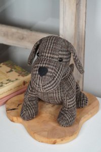 Terrier check doorstopper 28 cm Isabelle Rose