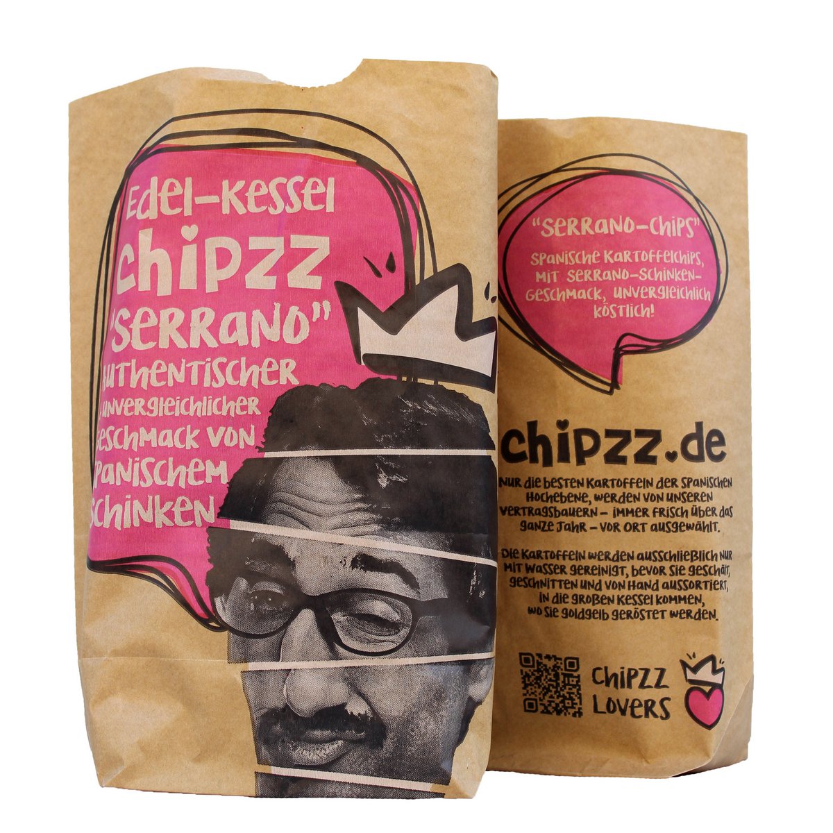 Potato chips Chipzz Mix Classic & Paprika & Sal de Mar & Serrano