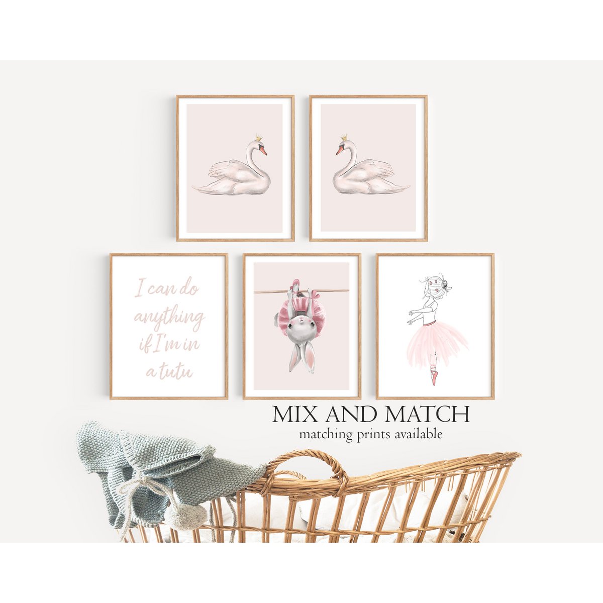 Swan poster, ballet poster, ballerina poster, ballet print, ballet poster, girls room poster, girls nursery poster, pink girls room decor