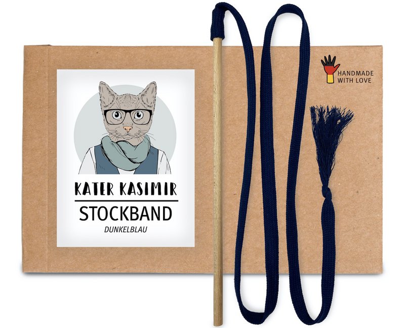 Game tape on a stick - dark blue