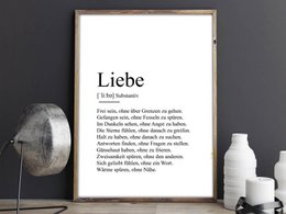Definition "love" poster