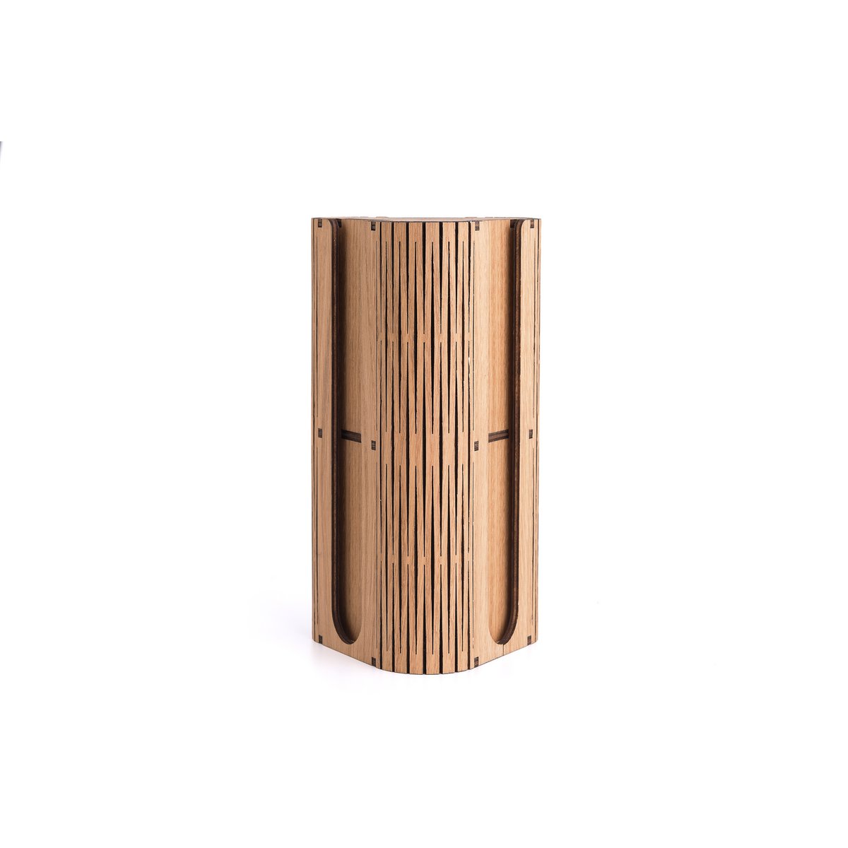 Portacápsulas de café artesanal Krea-Wood para cápsulas compatibles con Nespresso, en color natural