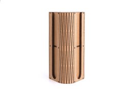 Krea-Wood handmade coffee capsule holder for Nespresso compatible capsules, in natural color