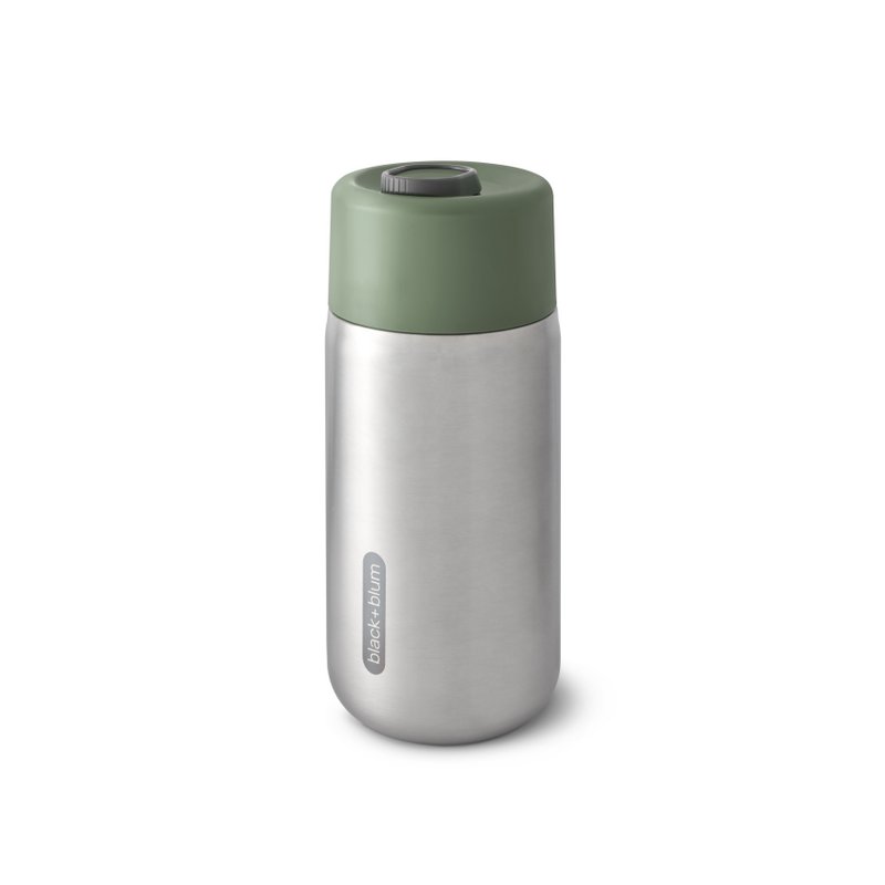 SORT + BLUM Isoleret rejsekrus | Vandtæt | 340ml | Oliven