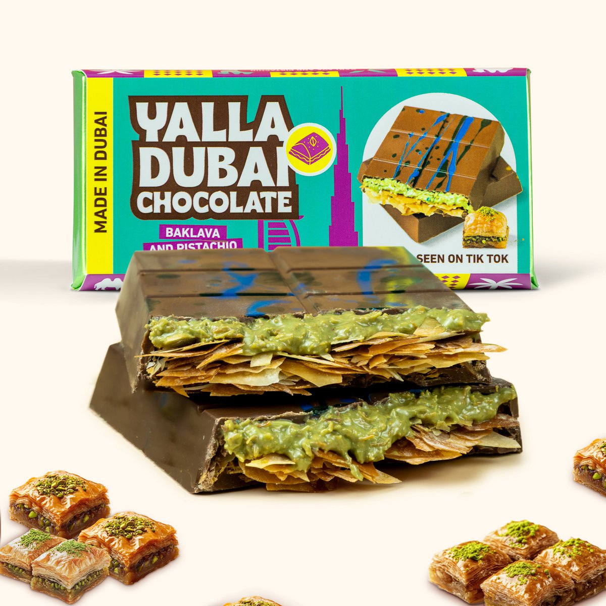 Baklava Dubaï Chocolat - 180 g