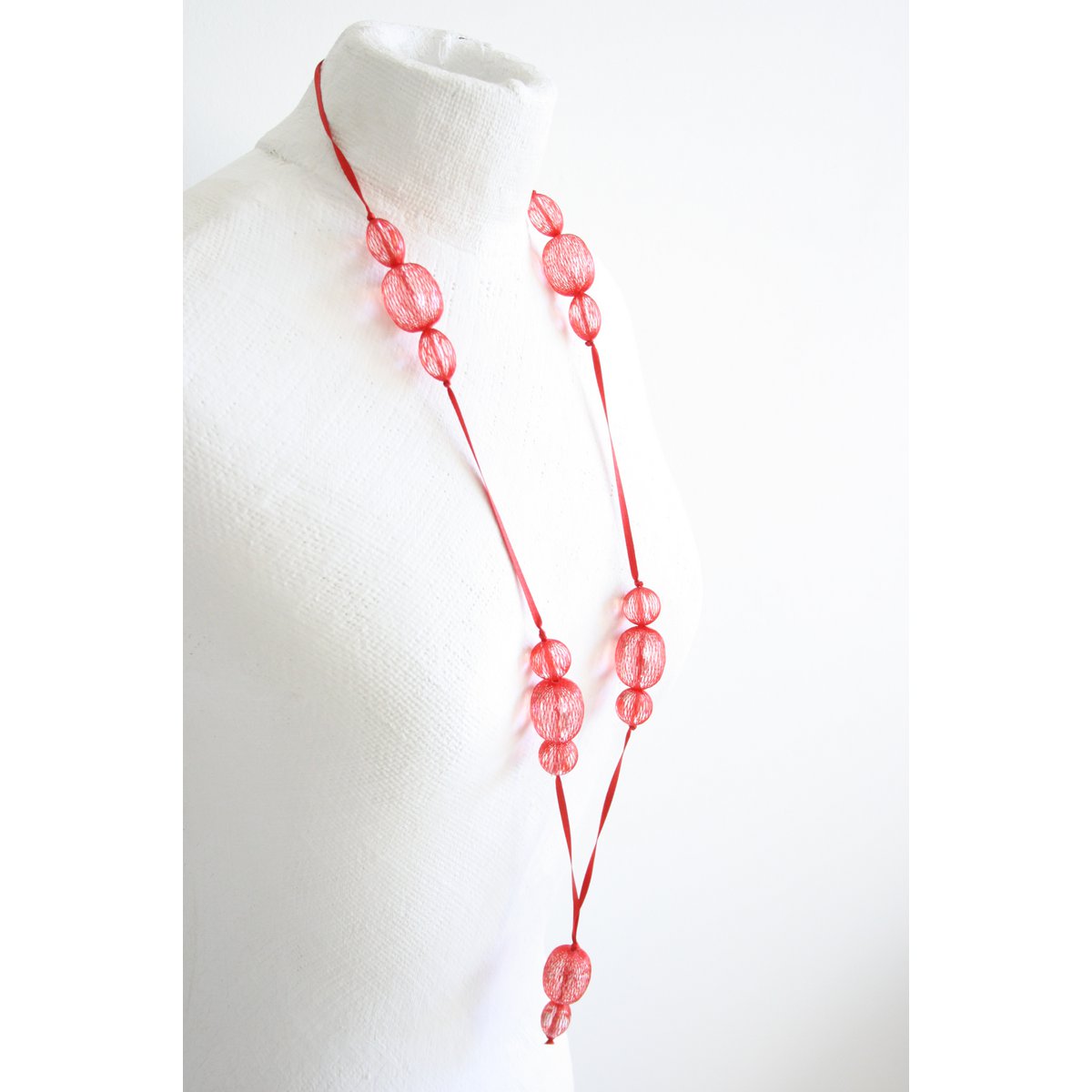Halsketting Medium - rood