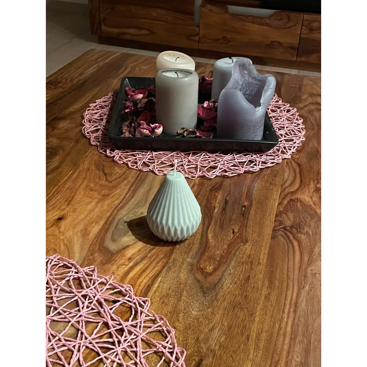 Pear-Shaped Rapeseed Wax Candle