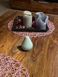 Pear-Shaped Rapeseed Wax Candle