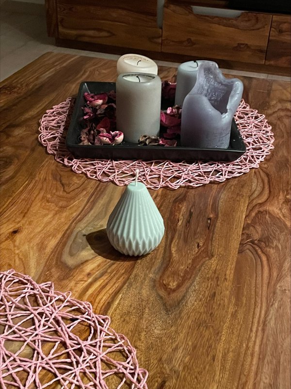 Pear-Shaped Rapeseed Wax Candle