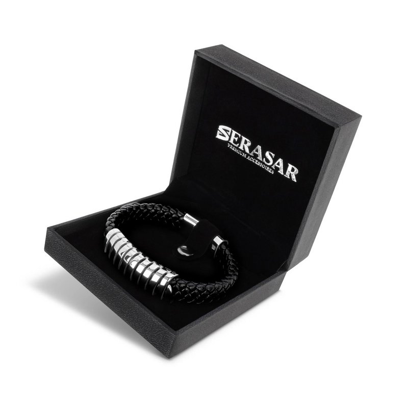 Pulsera de cuero "Helix"