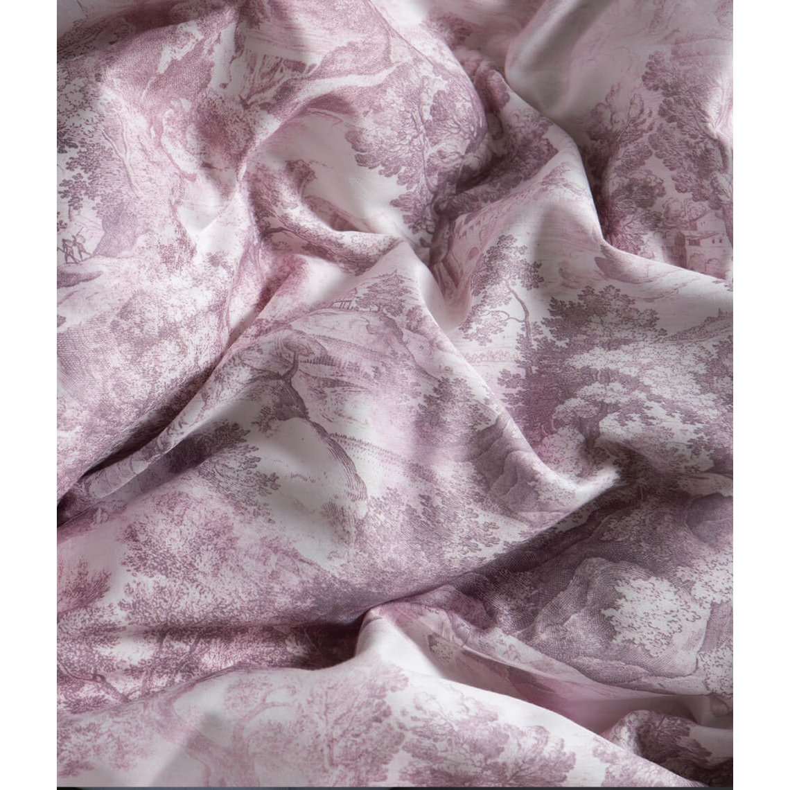 Satijnen beddengoedset Toile Mouve