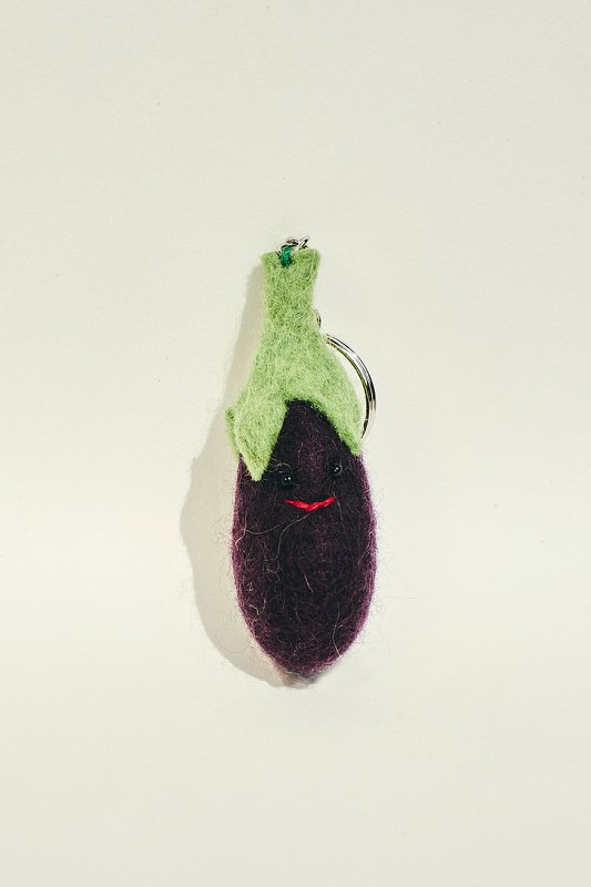 Portachiavi di melanzane