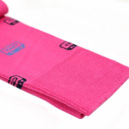 Muziekdooscassettes magenta Bamboe sokken