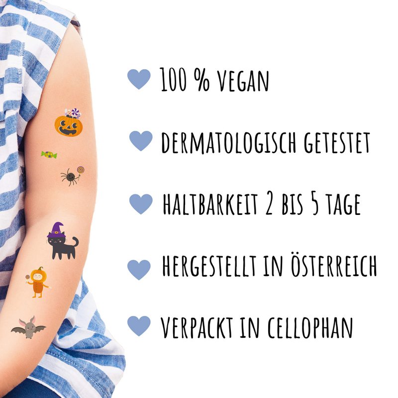 Børnetatoveringer - Motiv "Halloween"