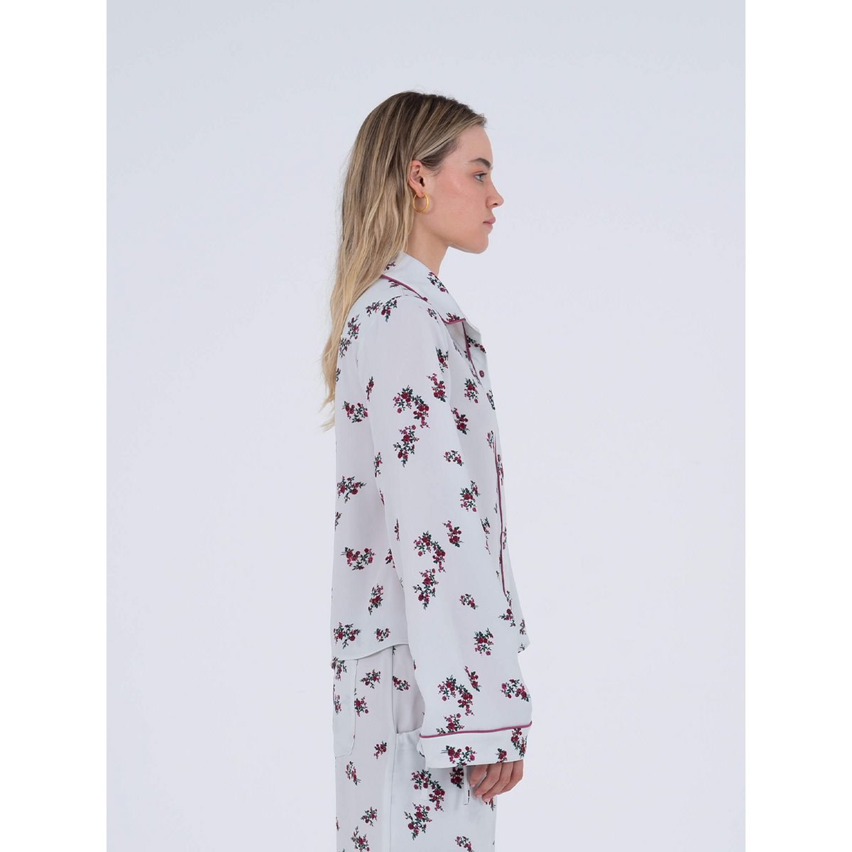 Bloom skjorte med blomstertryk