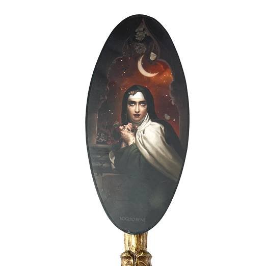 SAINTE THERESE OVAL SCREEN LAMPSHADE