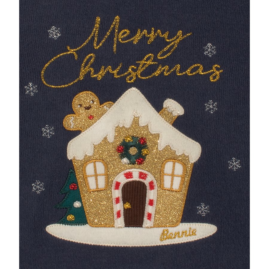 Christmas Gingerbread House Sweater