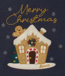 Christmas Gingerbread House Sweater