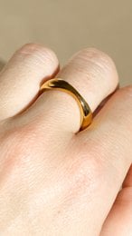 Wave Layering Stacking Ring