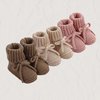 Gebreide Baby Slofjes | Baby Booties | Chunky Baby Booties | Ivy and Soof