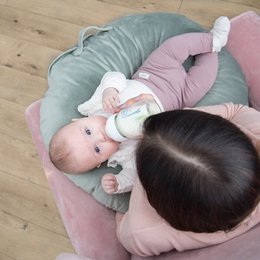fluwelen borstvoedingskussen - voor moeder en baby, fluwelen voedingskussen, moeder- en babykussen