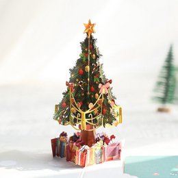 3D -kort - juletræ kort