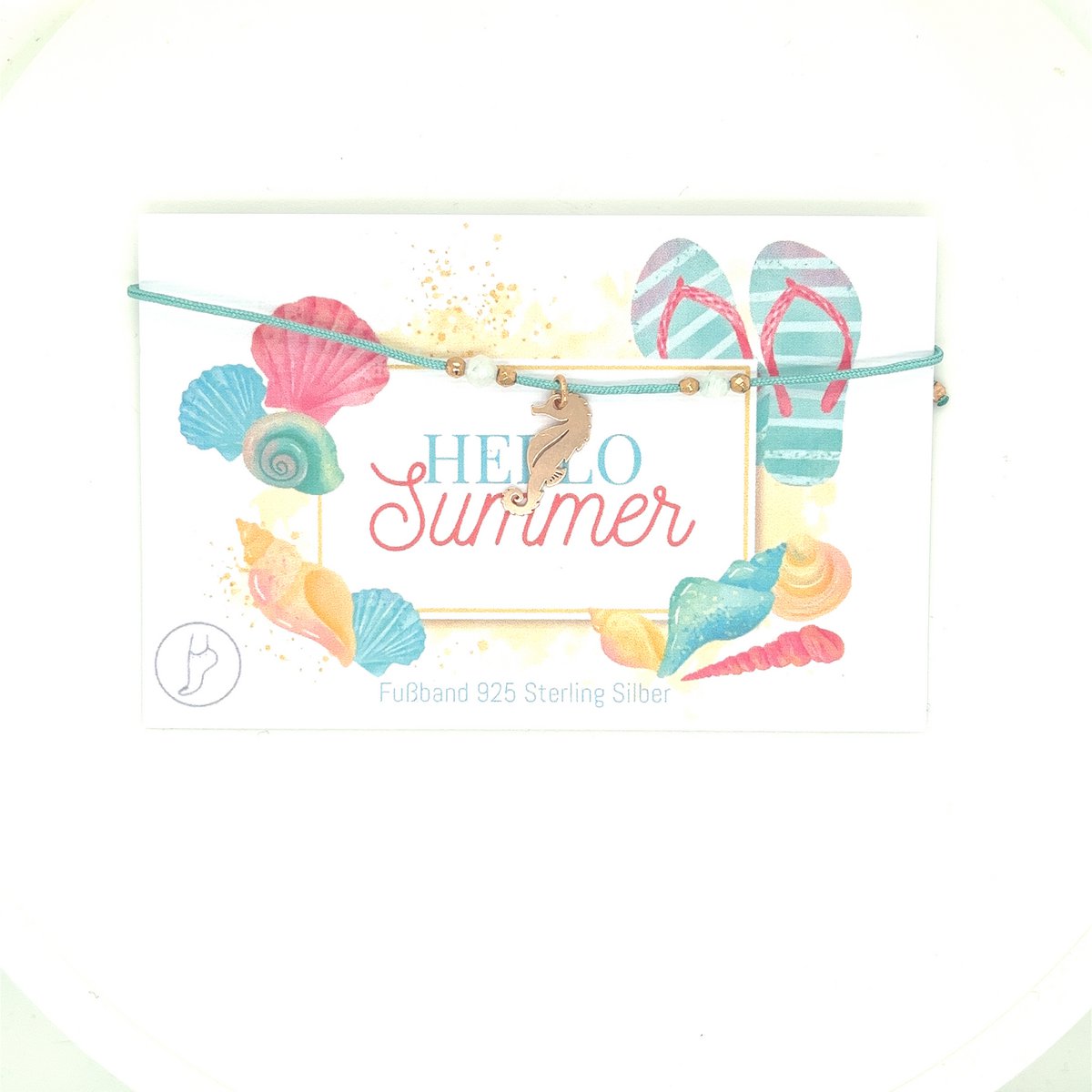 Anklet seahorse 925 silver