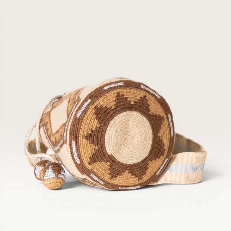 Geometrisk crossbody S | Mokka