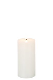 J-Line candle - white - medium - LED lights
