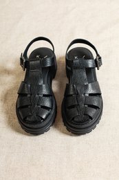 CALA BLACK- Chunky Fisherman Sandals