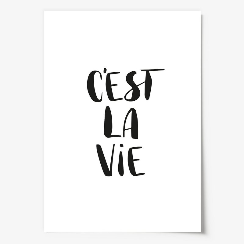 Poster: C'est la vie