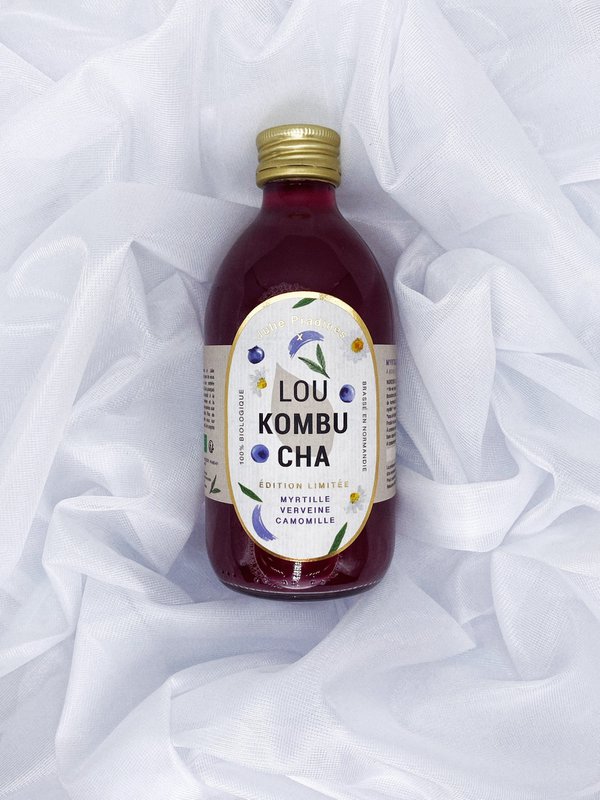 Lou Kombucha n°7 - Blåbær, Kamille, Verbena