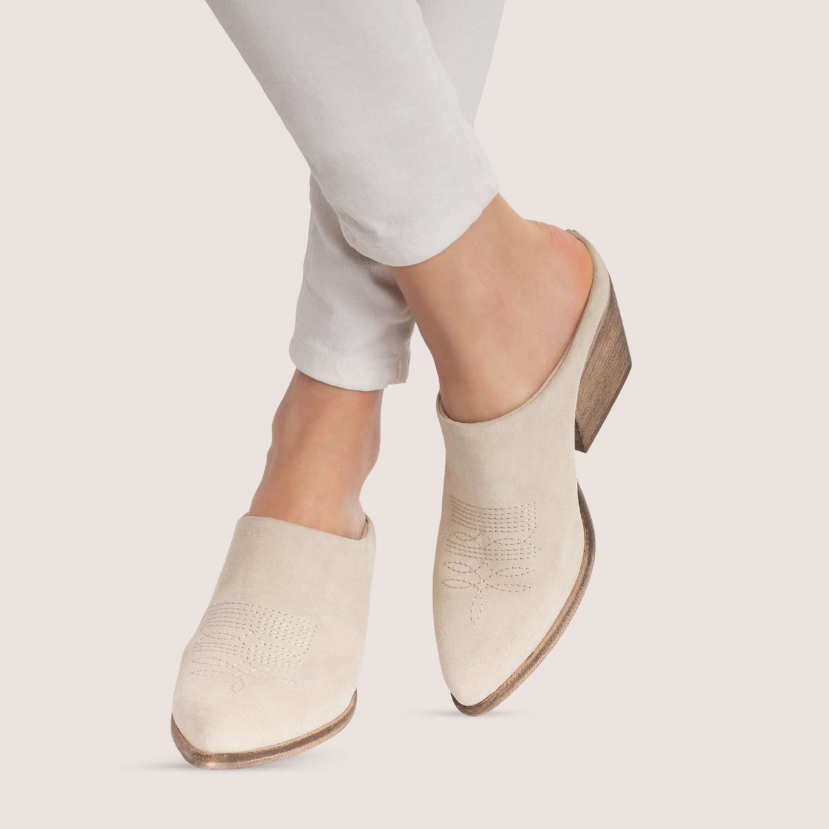 Mules Lola beiges