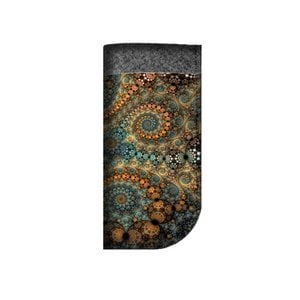 Hypnotic Glasses Case In Grey Felt Bertoni