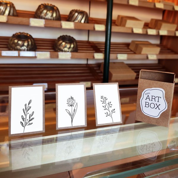 DIY Mini Art – Flowers (4 pcs)