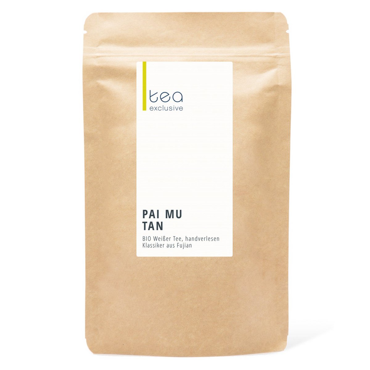 Pai mu tan, white tea, organic, china, 100g
