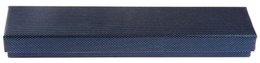 Jewelery box, cardboard, blue, VE 12, 21.5 cm x 4.5 cm x 2.5 cm