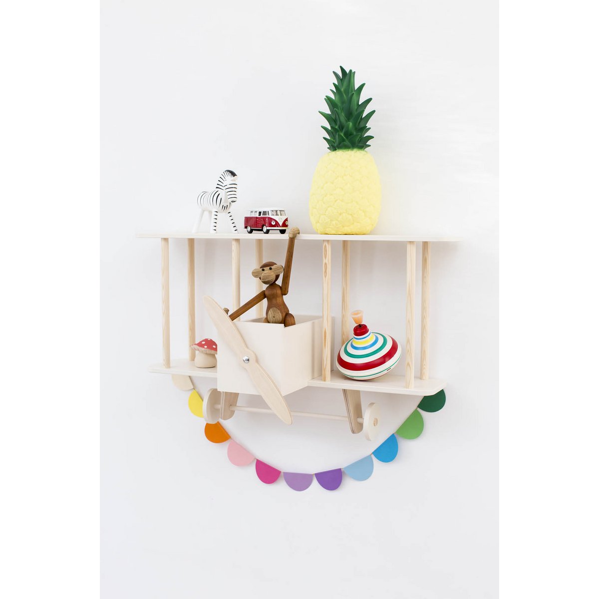 Etagère biplan "Dashy" blanc