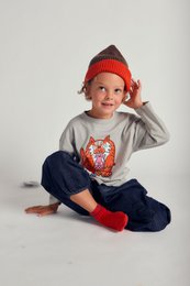 GRUNDLÆGGENDE HEAVY-WEIGHT 'PEDAL FASTER' GRAFISK T-SHIRT