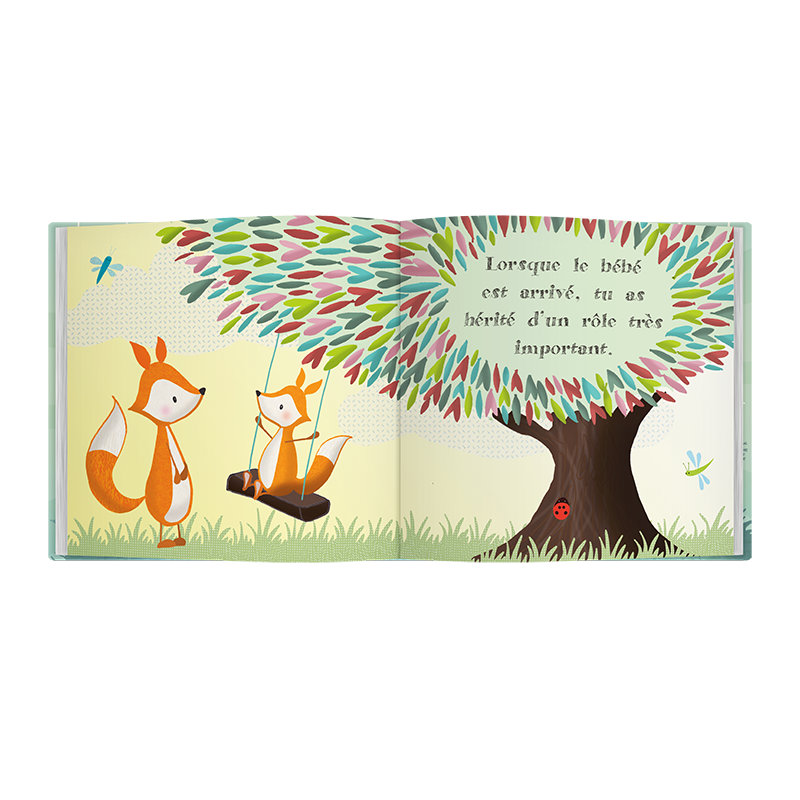 C'est Toi L'Exemple - Geschenk für den großen Bruder oder die große Schwester zur Geburt eines Babys
