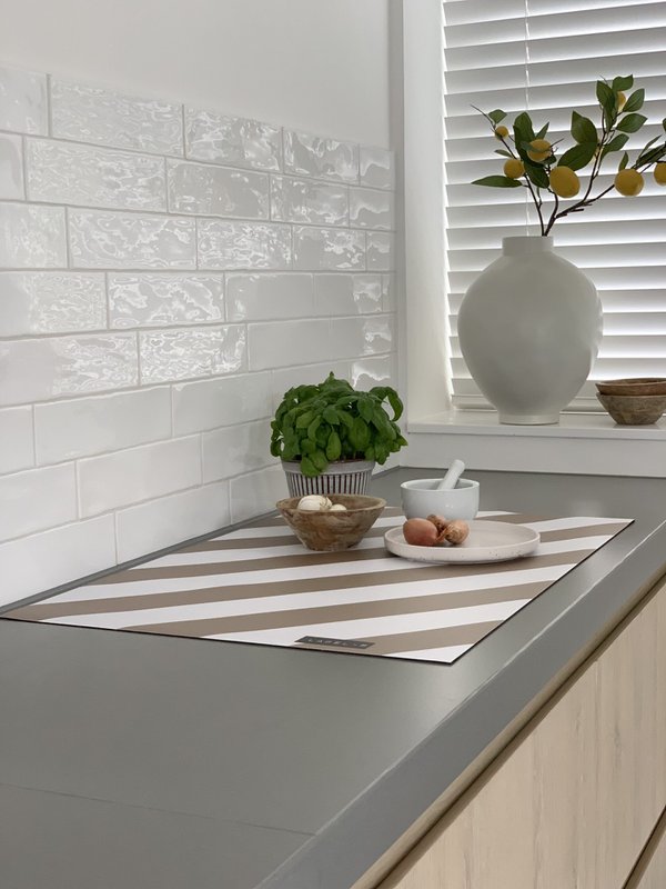 Induktionsschutzstreifen Khaki 80x52cm