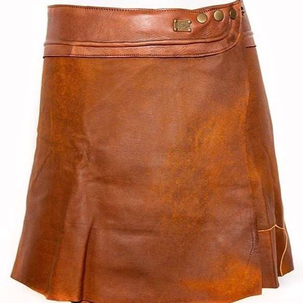 Mini Rok 'Elegance' Leer